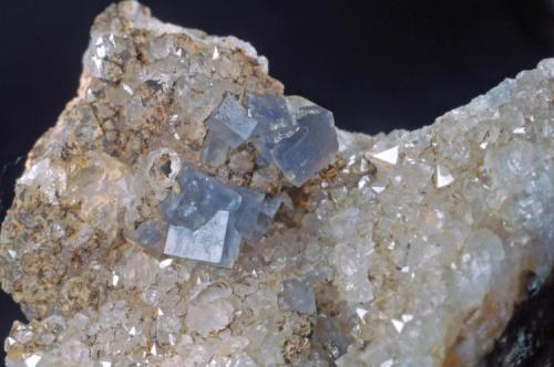 Fluorita azul
Mines de Sant Marçal - Montseny - Viladrau - Osona - Girona - Catalunya - España
65 x 45 x 30 mm
Cristal mayor 4 mm
Detalle (Autor: Joan Martinez Bruguera)