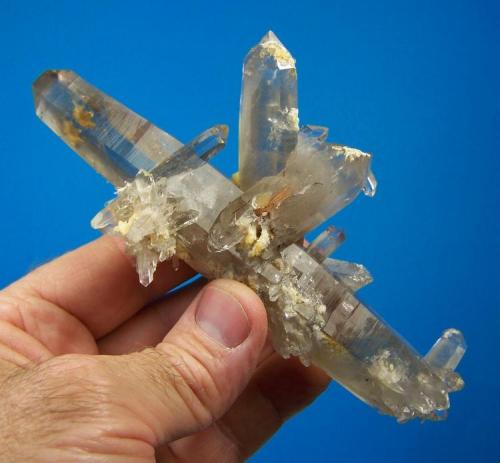 Quartz; Rutile; Feldspar
Van Rhynsdorp, Western Cape, South Africa
147 x 68 x 36 mm (Author: Pierre Joubert)