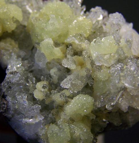 Quartz; Calcite, Prehnite; Analcime
Brandberg, Namibia
72 x 45 x 33 mm
Same as above. (Author: Pierre Joubert)