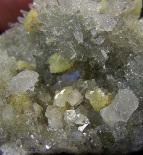 Quartz; Calcite, Prehnite; Analcime
Brandberg, Namibia
72 x 45 x 33 mm
Same as above. (Author: Pierre Joubert)