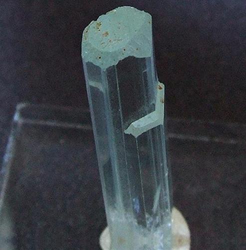 Aquamarine,
Gilgit/Baltistan Area, Pakistan.
30 x 6 mm (Author: nurbo)