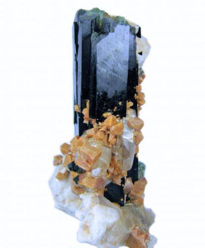 Aegirine, zircon, orthoclase, quartz
Mount Malosa, Zomba District, Malawi
80 mm x 72 mm x 38 mm (Author: Carles Millan)