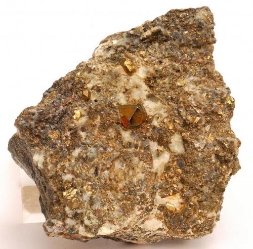 Pirita - 
Mina Gilico - Sierra de los Cambrones - Cehegín - Murcia - España - 
7,7 x 6,2 x 3,5 cm (Autor: Martí Rafel)