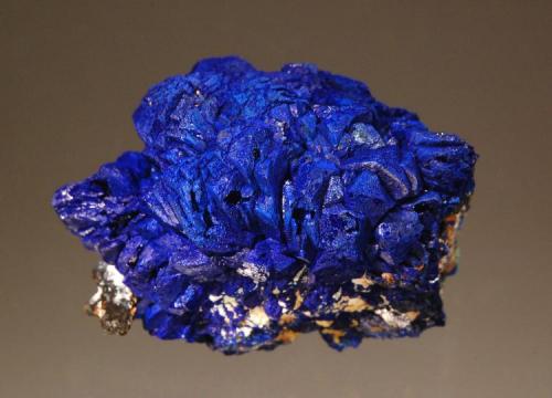 Azurite
Silver Hill Mine, Waterman Mts., Pima Co., Arizona
2.5 x 4.2 cm. (Author: crosstimber)