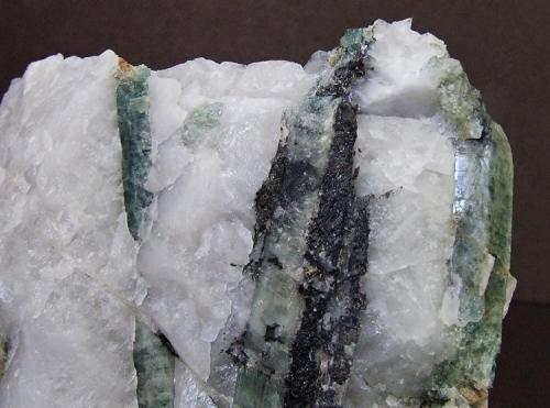 Apatite, Woframite, Arsenopyrite.
Carrock Mine, Carrock Fell, Caldbeck Fells, Cumbria, England, UK.
FOV 60 x 40 mm approx (Author: nurbo)