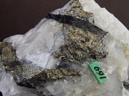 Woframite, Arsenopyrite.
Carrock Mine, Carrock Fell, Caldbeck Fells, Cumbria, England, UK.
FOV 40 x 25 mm approx (Author: nurbo)