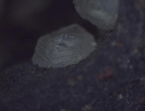 Zeolitas<br />Roque Ceniciento Quarry, La Isleta, Las Palmas de Gran Canaria, Gran Canaria, Las Palmas Province, Canary Islands, Spain<br />0,34 mm el cristal<br /> (Autor: Jose Bello)