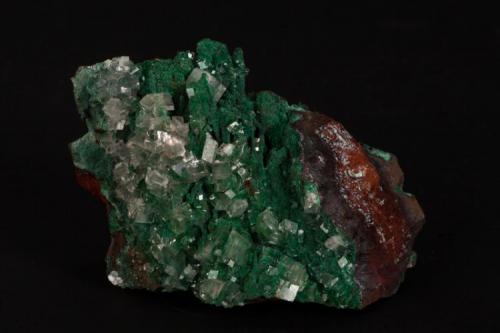 Malaquita con Calcita
Mina Ojuela, Mapimí, Durango, México
9x7 cm (Autor: victor chaul chamut)