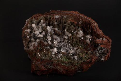 Hemimorfita con Calcita
Mina Ojuela, Mapimí, Durango, México
19x17cm (Autor: victor chaul chamut)