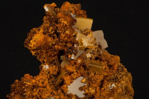 Wulfenita
Mina Ojuela, Mapimí, Durango, México
8x6 cm
Detalle del a anterior (Autor: victor chaul chamut)