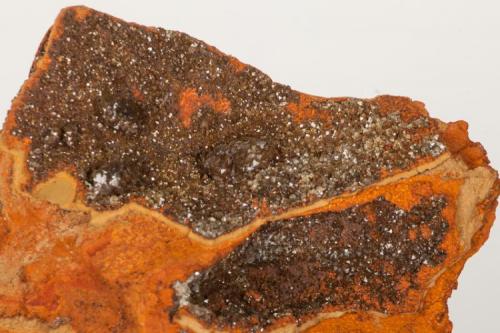 Adamita  manganesífera
Mina Ojuela, Mapimí, Durango, México
12x12 cm
Detalle de la anterior (Autor: victor chaul chamut)