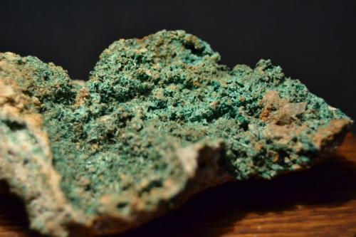 Malaquita<br />El Coriellu Mine, El Coriellu, San Cosme de Llerandi, Parres, Comarca del Sueve, Principality of Asturias (Asturias), Spain<br />10 x 7 cm.<br /> (Autor: Quexigal)