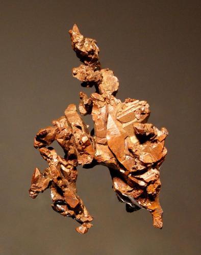 Copper
Relistian Mine, Gwinear, Cornwall, England
2.9 x 4.2 cm.
Back side of the above specimen. (Author: crosstimber)