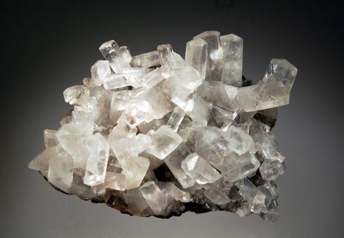 Calcite
Egremont, Cumbria, England
8.0 x 11.5 cm.
Prismatic crystals to 2.1 cm with low angle terminations. (Author: crosstimber)