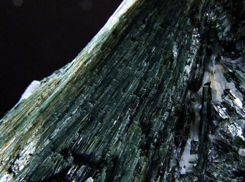 Actinolite.
Vegarshei, Aust-Agder, Norway.
FOV 30 x 25 mm approx (Author: nurbo)