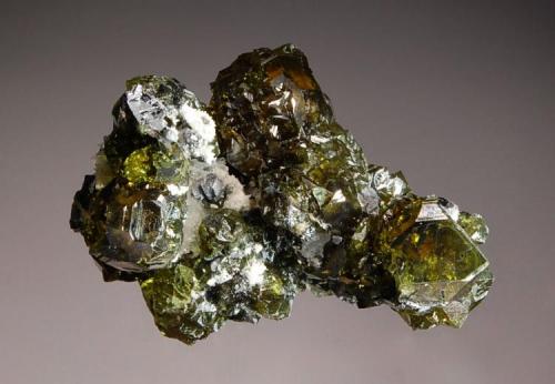 Sphalerite
Mogila deposit, Septemvri Mine, Madan District, Smolyan Oblast, Bulgaria
3.5 x 5.2 cm.
Gemmy green sphalerite var. cleiophane mined in the mid 1960s. (Author: crosstimber)