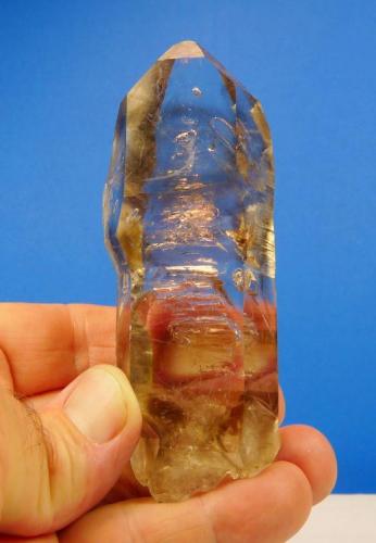 Quartz
Brandberg, Namibia
102 x 39 x 28 mm
Same as above. (Author: Pierre Joubert)