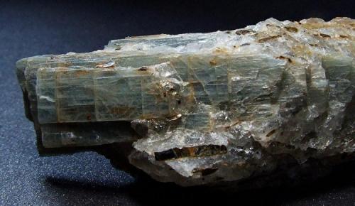 Kyanite.
Craigoshina, Glen Esk, Edeel, Angus, Scotland, UK.
20 mm across (Author: nurbo)