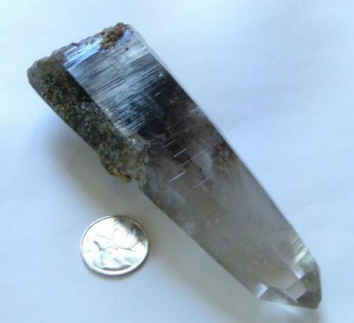 a large smoky quartz crystal (Author: thecrystalfinder)