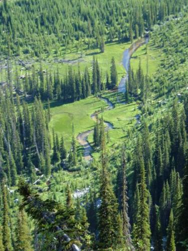 view of upper Airy creek from my clearview claim Passmore BC Canada (Author: thecrystalfinder)