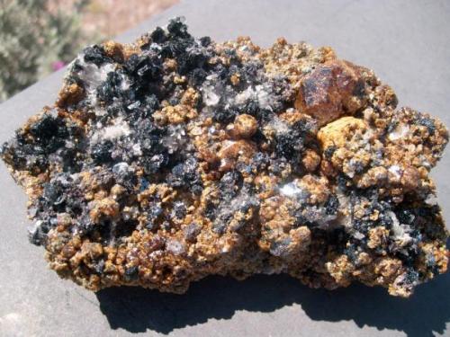 Large 12 piece with andradite and hematite (Author: Darren)