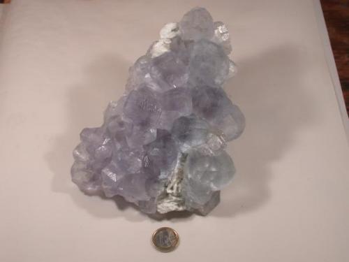 Fluorite
Jaimina Mine, Carrales, Obdulia vein, Caravia District, Caravia mining area, Asturias, Spain
19cm x 14 cm (Author: James)