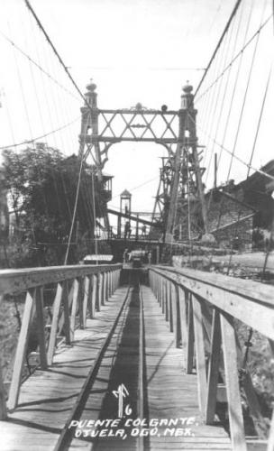 View looking across Ojuela Bridge to west (Author: Peter Megaw)
