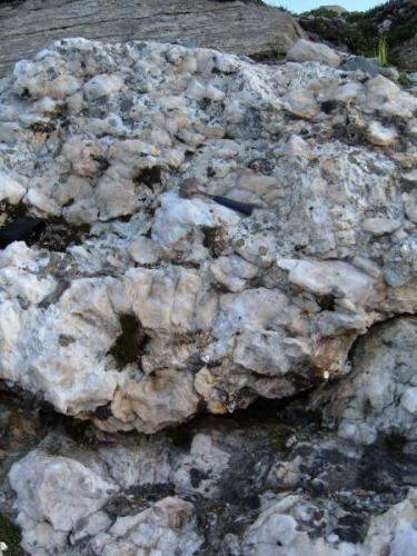 View of the beryl bearing pegmatite (Author: thecrystalfinder)