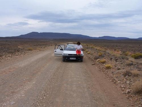 Somewhere in the Ceres Karoo, one of our favorite places, taking a break. (Author: Pierre Joubert)