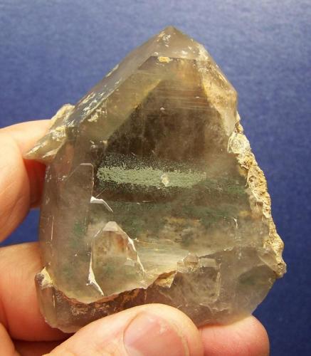 Smoky Quartz with Chlorite
Van Rhynsdorp, Western Cape, South Africa
72 x 55 x 25 mm (Author: Pierre Joubert)