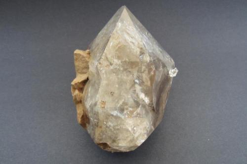 Quartz
Fonda, New York, USA
A 14 cm. main crystal with a bit of dolostone matrix. Collected this season. (Author: vic rzonca)