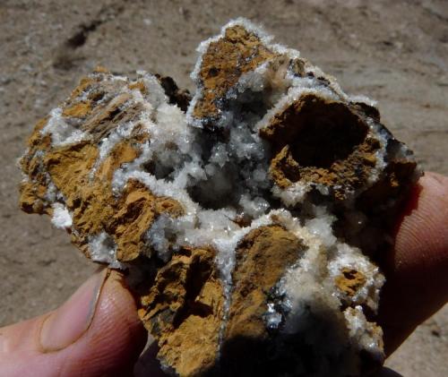 Calcite
Western Cape, South Africa
Fingers for scale. (Author: Pierre Joubert)