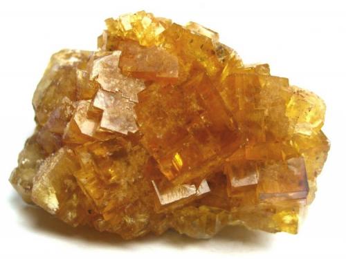 Fluorite ("Honigspat")
Johannesschacht Mine, Wölsendorf, Bavaria, Germany
Specimen size 5,5 cm (Author: Tobi)