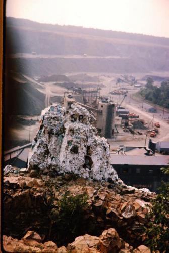 "Chimney Rock (quarry in back) (1964)
Bound Brook, New Jersey, USA
I lived in south Bound Brook for a couple of years. (Author: John Medici)
