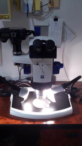El microscopio una vez automatizado (Autor: Oscar Fernandez)