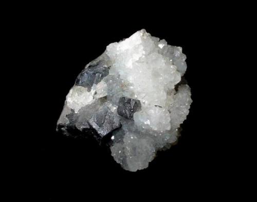 Galena, quartz
Hannibal mine, Heftrich, Taunus, Hesse, Germany.
4 x 3,5 cm (Author: Andreas Gerstenberg)