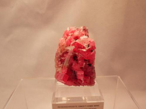 Rhodochrosite
Sweet Home Mine, Mount Bross, Alma District, Park County, Colorado, USA
5.5 x 4.5 x 3.4 cm (Author: Don Lum)