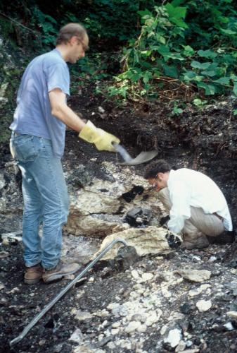 Brett M. and Jay M. at Silver Crater (Author: John Medici)