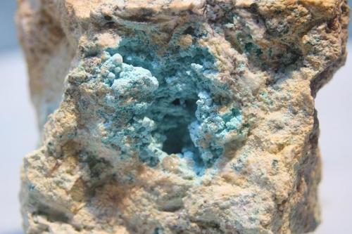 Crisocola<br />Teresita Mine (Aramo Mine; Texeo Mines), Llamo, Riosa, Comarca de Oviedo, Principality of Asturias (Asturias), Spain<br />12 x 11 cm.<br /> (Autor: minero1968)