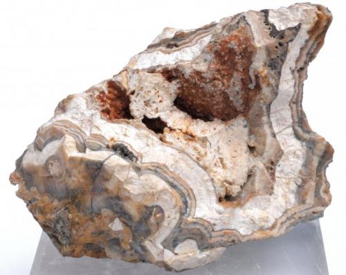 Carbonato-Hidroxilapatito -
Mina del Filón Costanaza - Sierra de San Cristóbal - Logrosán - Cáceres - Extremadura - España -
6,1 x 5,5 x 4,7 cm (Autor: Martí Rafel)