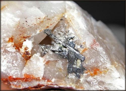 Bismutinita
Mina San Nicolás - Valle de la Serena - Badajoz - Extremadura - España
pieza de 4 x 4 - cristal de 11 mm (Autor: Mijeño)