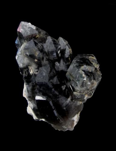 Smoky Quartz
Massabé – Sils - La Selva – Girona – Catalonia - Spain
Group of crystals; 11x10 cm.
Doubly terminated cristal; 9,8cm. (Author: DAni)