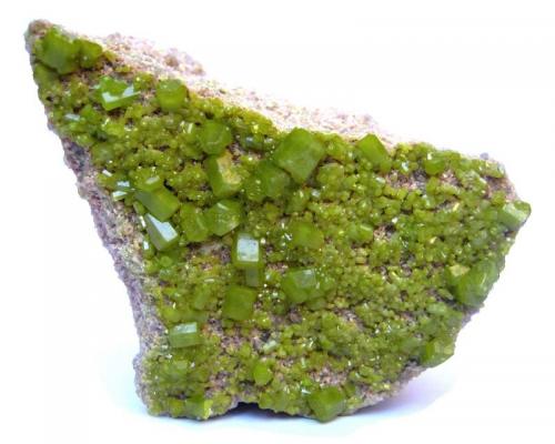 Pyromorphite
Tanzfleck, Freihung, Grafenwöhr, Upper Palatinate, Bavaria, Germany
Specimen size 5,5 cm (Author: Tobi)