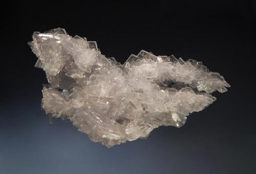 Barite
El Solar Mine, Level 4, Taxco, Guerrero, Mexico
4.3 x 8.0 cm.
Delicate group of pale blue, bladed barite crystals. (Author: crosstimber)