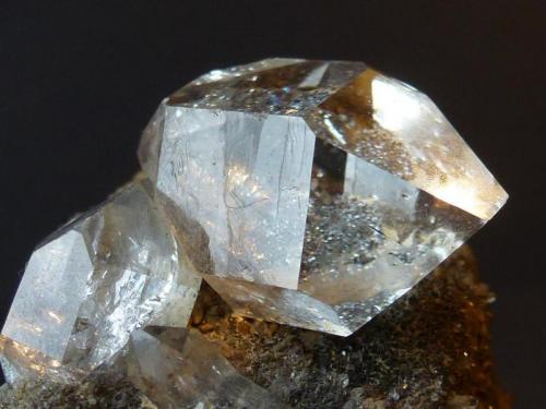 Cuarzo (variedad herkimer)
T. Mount. Diamond, Litle Falls, Herkimer Co., New York, USA
5 x 5 cm.

Detalle (Autor: javier ruiz martin)