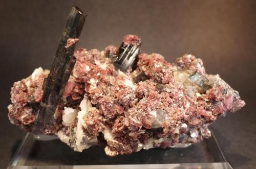 Elbaite, Lepidolite, Albite (Repaired)
Pederneira Claim, Sao Jose da Safira, Doce Valley, Minas Gerais, Brazil
16.7 x 7.5 cm (Author: Don Lum)