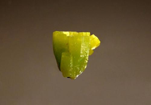 Pyromorphite
Society Girl Mine, Moyie, British Columbia, Canada
1.5 x 1.6 cm.
Well-formed hoppered crystals from Canada’s best pyromorphite locality. (Author: crosstimber)