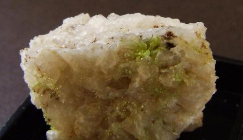 Pyromorphite
Potts Gill Mine,  Caldbeck Fells, Cumbria, England, UK.
20 x 15 mm (Author: nurbo)