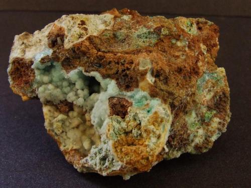 Hemimorphite.
Roughton Gill,  Caldbeck Fells, Cumbria, England, UK.
45 x 38 mm (Author: nurbo)