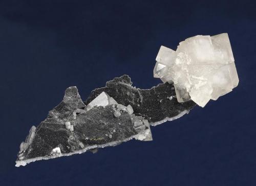 Barite with Quartz
Murray Mine, Independence Mountains District, Independence Mts., near Elko, Elko County, Nevada, USA
10.5 x 4.0 x 2.2 cm
Zone 4, Level 175, Drift 13; Sugarbowl Pocket (Author: GneissWare)
